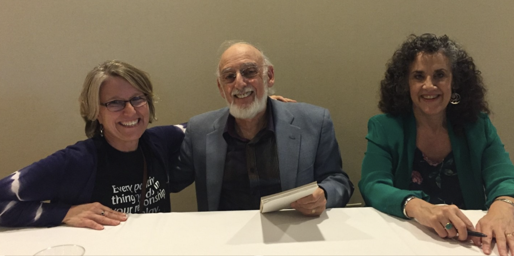 Laura, John and Julie Gottman Left to Right: Laura Silverstein, John Gottman, Julie Gottman