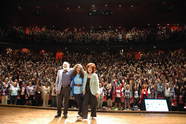 johnson:gottman summit Left to Right: Dr. John Gottman, Dr. Julie Gottman, Dr. Sue Johnson