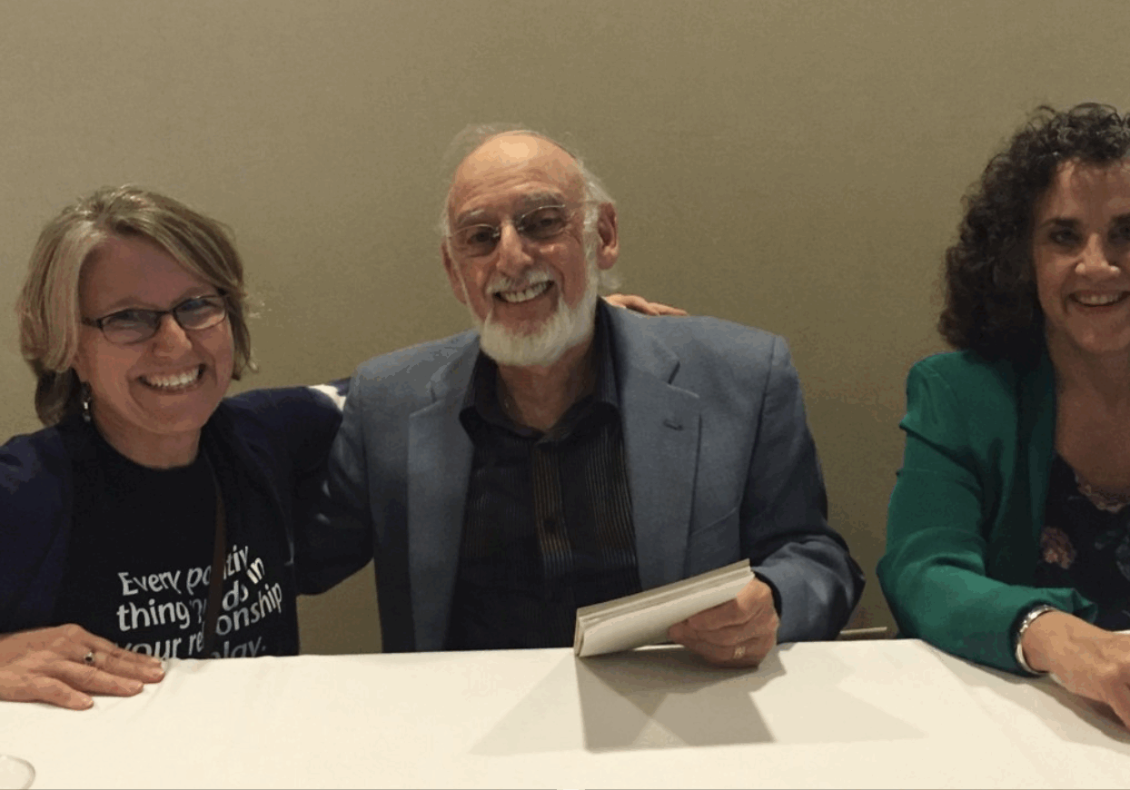 Laura, John and Julie Gottman Left to Right: Laura Silverstein, John Gottman, Julie Gottman